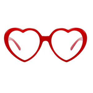 Xieli Valentine Decorative Party Eyewear Plastic Props Heart Glasses