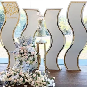 Customized Wedding Supplies High-end Engagement Background Wall Festival Event Stage Background PVC Backdrop Decoration
