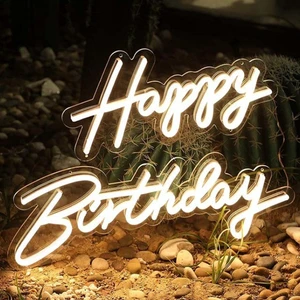 Customizable IP65 PVC Custom Neon Light Personalized Wall Decor Neon Sign for Wedding Birthday Parties & Bedroom Decor