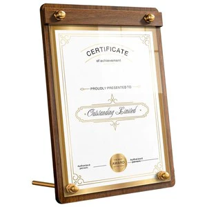 Acrylic Swingable Table Card Coffee Milk Tea Shops A4 Menu Price List Standing Sign High-End Restaurant Desktop Price Display
