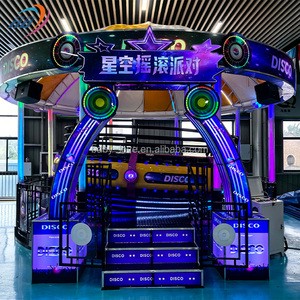 Thrilling Amusement Park Machine Family Rides Crazy Dance Game Disco Tagada Turntable Ride For Sale