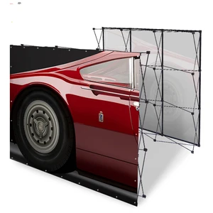 Fabric Party Backdrop Advertising Pop up Banner Stand for Indoor and Outdoor Use in Stock Fast Delivery
