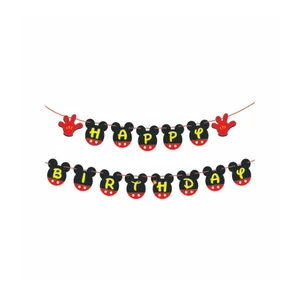Adorable Meow Happy Birthday Banner Cat Theme Party Supplies for Kids Celebrations for Best Wholesale Price