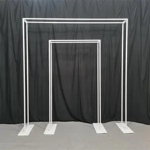 Wholesale Popular Double-Rod Arch Bracket Wedding Props Backdrop Stand for Outdoor Wedding Decoration
