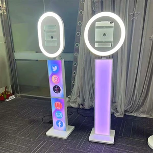 11 Inch iPad Photo Booth Shell with Camera & SLR Compatibility Free Accessories Party/Wedding Props 6-9 People Capacity