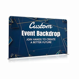 Custom Hot Selling Display Banner Design Your Photo Logo Backdrop Kids Birthday Baby Shower Wedding Anniversary Home Decoration