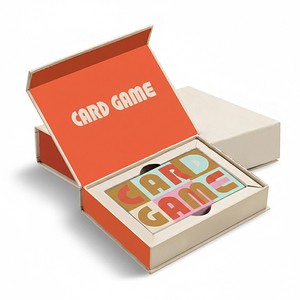 Custom Paper Printing Fun Attracting Table Topics Questions Talk Playing Team Work Game Card Deck Set With Box