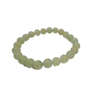 Handmade Green aventurine Stone Om Mani Onyx Padme Beads Feng Shui Bracelet Fashion Jewelry for Men & Women Energy Gemstone Gift