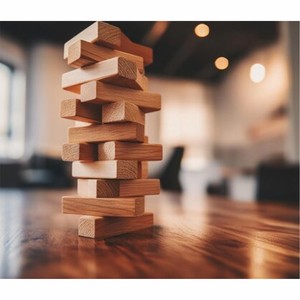 Bulk Party Game Tumbling Blocks - Giant Wooden Stacking Game - Classic Group Entertainment & Interactive Kids Toy Toy Supplier