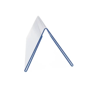 Yobest V-Shape Acrylic Office Desktop Name Plate Price Sign Display Business Card Table Number Holder Stand Business Supermarket