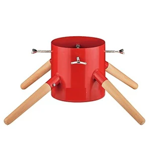 Luxury Look New Metal Christmas Tree Stand With Wooden Legs Support for Home Decor Usage in Affordable Cheap Price Tree Stand