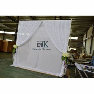 Silver Pipe Drape Stands Event Decoration Backdrop Double Crossbar Wedding Decor