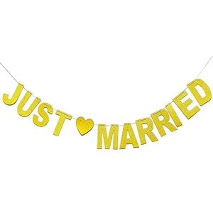 Love Wedding Party Decorate Decoration Banner Pull Wedding Party