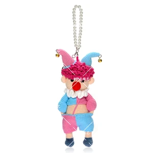 Wholesale DIY Colorful Clowns Hand Woven and Customizable for Gifting at Christmas Halloween and Easter Cute Party Favors