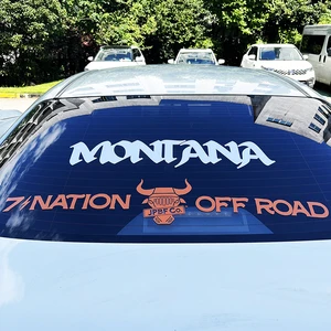 Custom UV Protected Outdoor Use Die Cut Vinyl Window Stickers Personalized Bumper Sticker Windshield Banner Car Stickers