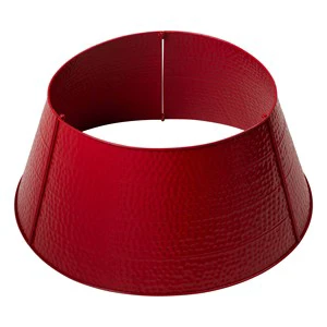 Christmas Metal Tree Stand with Elegant Collar Design for Holiday Display