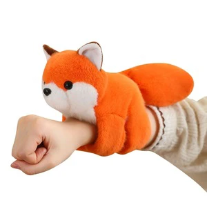 Christmas Gifts Custom Plush Toy Plush Forest Animal Hand Clap Bracelet Pat Belt Slap Fox Panda Capybara Raccoon Monkey Bracelet