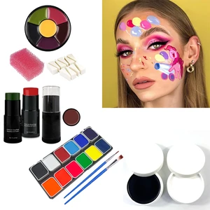 Wholesale OEM Face Paint Long Lasting Vegan Body Painting Halloween 3 Colors Painting Oil Suitable for Makeup Parties, Cosplay