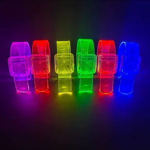 Ismart Concert Sound Activated LED Bracelet Wristband Music Control Flashing Light up for Event Parties Rave Festival Glow