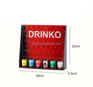 Fun Social Adult Drinking Board Game Set Party Supplies with Funny Masks Shot Glass Drink Set