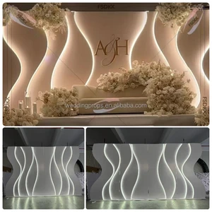 B02-261 Cheap Wedding Decoration Backdrop for Event Stage Wedding Wall Backdrop Pvc Backdrop for Wedding