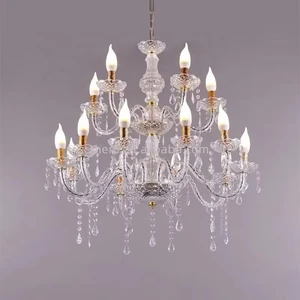 Road Guide Props Acrylic Wedding LED Light Stage Photo Area Crystal Chandelier European Style Eco-Friendly Button Wedding