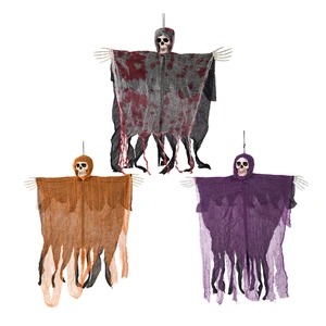 Handheld Scene Decorations in Three Colors for Festival Party Halloween Skeleton Hanging