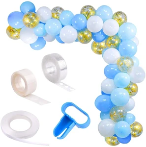 Party Decoration 74pcs Blue White Gold Balloon Garland Kit Birthday Wedding Party Backdrop Decoration Garland Arch Kit Balloons