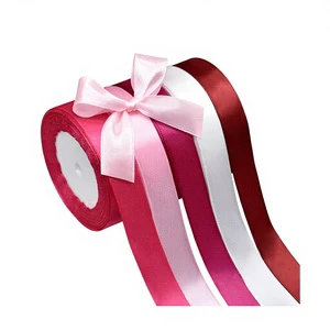 2cm Satin Ribbon Colorful Polyester Webbing Christmas Series Wedding Cake Decoration Straps Gift Wrapping