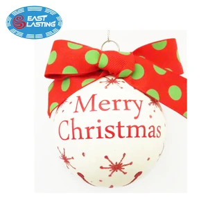 Manufacturer Christmas Ornaments Glass Ball Hanging Decorations for Holiday Crafts