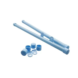 Huasso Blue Circular Scroll Poster Pole GD-12 Portable Eco-Friendly 53CM Custom-Sized Roll-Up Banner Hanging Easy Installation