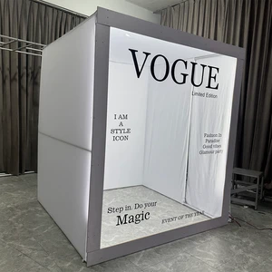 Free Shipped In 48H Vogue Photo Box Selfie Video Free Accessories 21.5 Inch Tripod Photo Booth Box