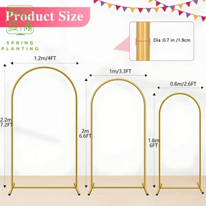 SPRING PLANTING Metal Arch Wedding Entrance Flower Balloon Arch Birthday Backdrop for Ceremonies and Parties Party Supplies