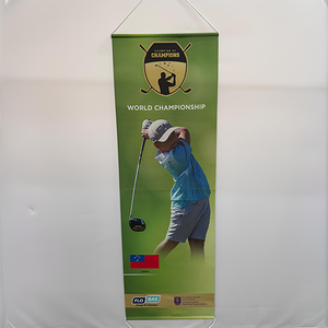 Custom Double Sided Pole Hanging Street Banner