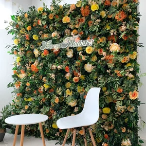 Artificial Flower Wall Panel for Wedding Christmas Easter Decorations Elegant Wedding Arch Flower Arrangement