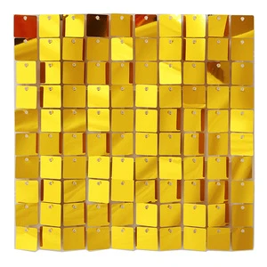 Jane's Shiny Glitter Sequins Panel Silver Gold Shimmer Wedding Backdrop for Interior Wall Decoration Supplies