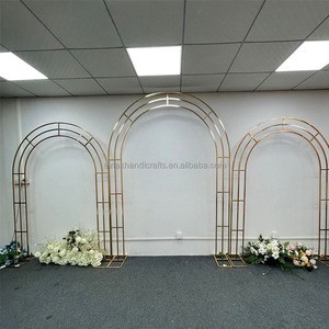 Wedding Decoration Supplies Stage Background Gold Wedding Decorations Arch Structure Decorations