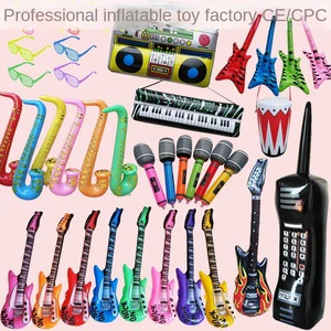 European American Party Toys Entertainment Interactive Props Wholesale Inflatable Musical Instrument Balloons Novelty Gifts