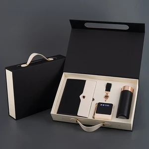 Corporate Gift Set Luxury Personalized Notebook Tumbler Umbrella & USB Drive In Premium Gift Box For Graduation & Christmas
