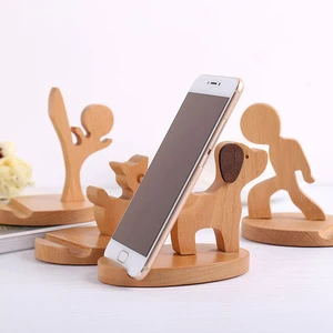 Customizable Solid Wood Animal Design Multifunction Holder INS Style Easter Home Decoration Collectible Desktop