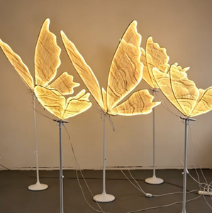 Acrylic Wedding and Event Stage Decorations: Moving LED Butterfly Lights for Background Decoration, AC Power Supply