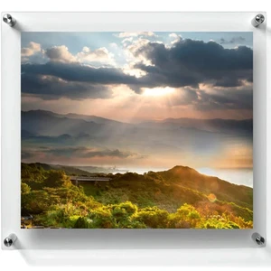Custom Clear Acrylic Photo Decoration Indoor/Outdoor Props 3mm 5mm 7mm Full Color High Resolution UV Printed Waterproof