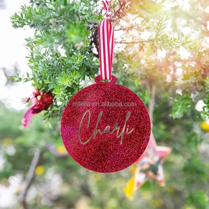 Christmas Tree Ornaments Personalized Acrylic Book Ornaments Indoor Holiday Xmas Decor Christmas Bauble Tree Decoration