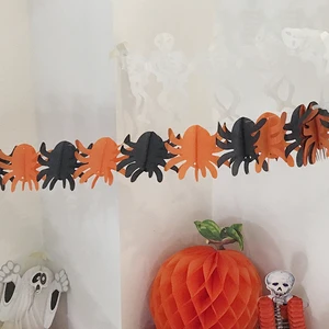 Halloween Party Decorative Spider Garland 12 FEET decoration supplies