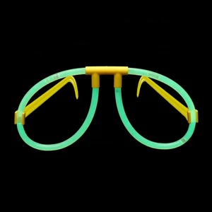 Fancy Plastic Glow Stick Eyeglasses Luminous Party Favor Glasses