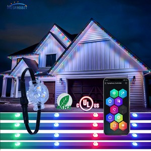Misrabbit Hot Sale Dc12V 30mm UCS2904 RGBW Outdoor Christmas Permanent Light with Aluminum Track IP68 Multi-year Use