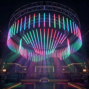 DMX 3D 360 IP67 Waterproof LED Matrix Light RGB Full Color Tube For Jazz Bars & Clubs Stage Decoration