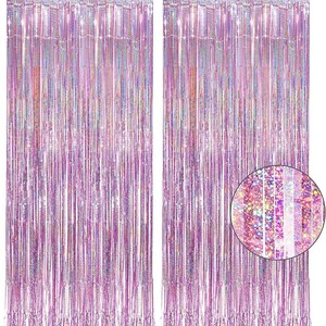 Wedding Birthday Evening Party Concert Decoration Stage Background Wall Party Decor 1*2 Meter Laser Dot Rain Curtain