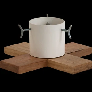 Metal Christmas Tree Stand with Wooden Base Tree Support Decor Usage Wholesale Cheap Price Latest Arrival New Handmade HAQ Decor