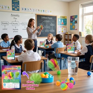 New Product Make Your Own Bouncy Ball Kit Creative Party Favors for Kids